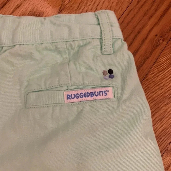 Rugged Butts Mint Green Toddler Chino Shorts 4T - Picture 3 of 6